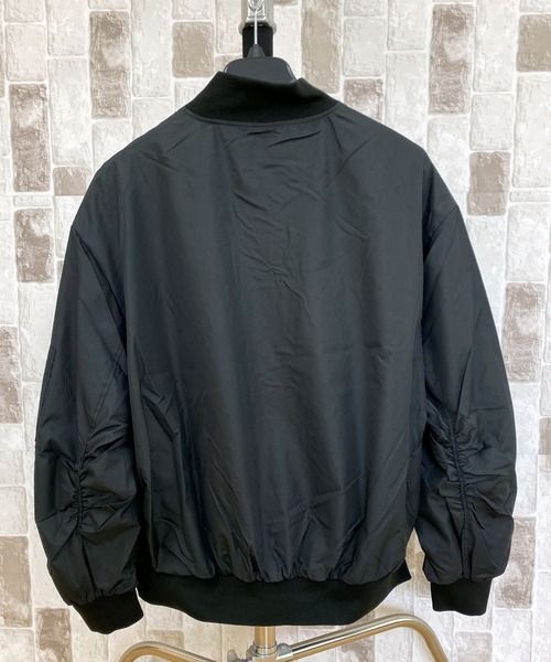 TopIsm（トップイズム）の「ドロップショルダー MA-1（MA-1・メンズ・ブラック/ネイビー/カーキ・M/L/XL）」の12枚目の写真