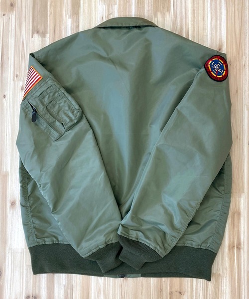 TopIsm（トップイズム）の「ドロップショルダー MA-1（MA-1・メンズ・ブラック/ネイビー/カーキ・M/L/XL）」の9枚目の写真