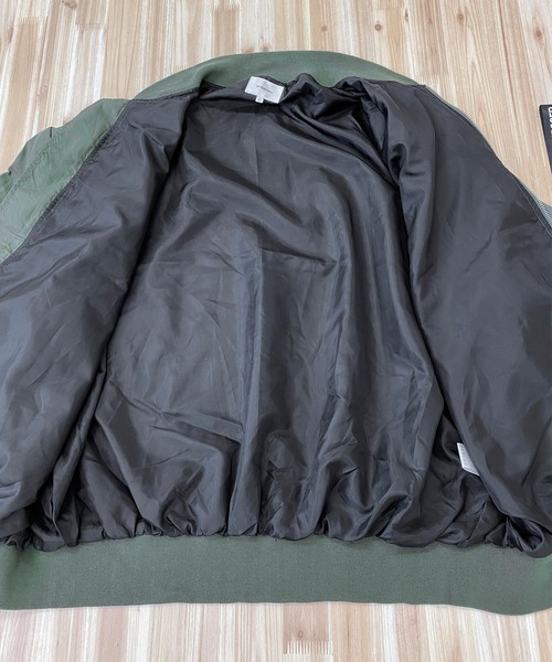 TopIsm（トップイズム）の「ドロップショルダー MA-1（MA-1・メンズ・ブラック/ネイビー/カーキ・M/L/XL）」の13枚目の写真