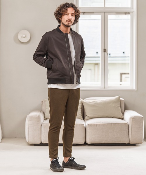 Magine(マージン)の「mj8742- THINSULATE MA-1 ジャケット(MA-1・メンズ・ベージュ/オリーブ/ブラック・46/48/44)」の10枚目の写真