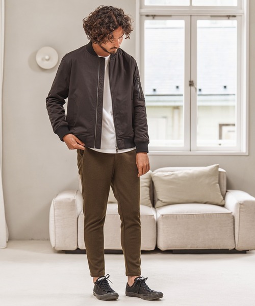 Magine(マージン)の「mj8742- THINSULATE MA-1 ジャケット(MA-1・メンズ・ベージュ/オリーブ/ブラック・46/48/44)」の20枚目の写真