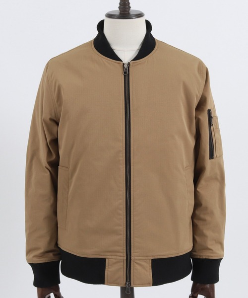 Magine(マージン)の「mj8742- THINSULATE MA-1 ジャケット(MA-1・メンズ・ベージュ/オリーブ/ブラック・46/48/44)」の15枚目の写真