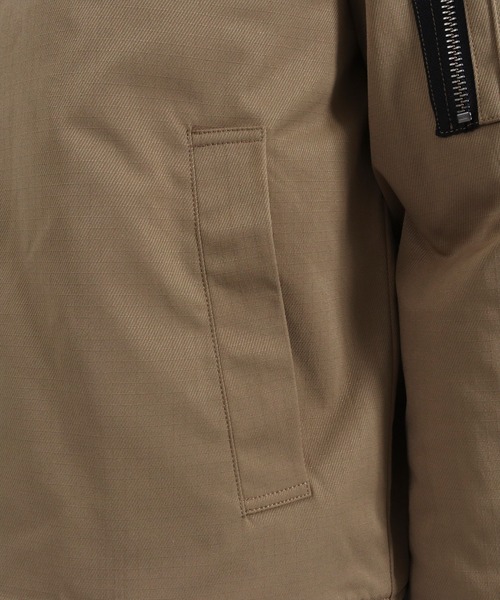 Magine(マージン)の「mj8742- THINSULATE MA-1 ジャケット(MA-1・メンズ・ベージュ/オリーブ/ブラック・46/48/44)」の6枚目の写真