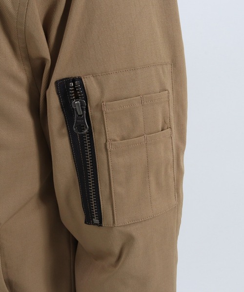 Magine(マージン)の「mj8742- THINSULATE MA-1 ジャケット(MA-1・メンズ・ベージュ/オリーブ/ブラック・46/48/44)」の19枚目の写真