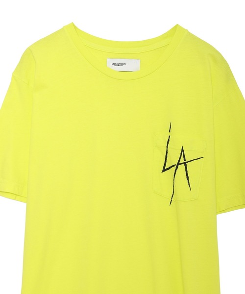 TATRAS CONCEPT STORE(タトラスコンセプトストア)の「LOCAL AUTHORITY(ローカルオーソリティー) LA SLASH POCKET TEE(Tシャツ/カットソー・メンズ・イエロー・L)」の3枚目の写真