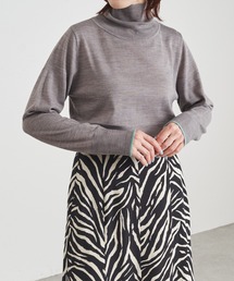 COLLAGE GALLARDAGALANTE | ハイゲージタートルニット/手洗い可(ニット/セーター)