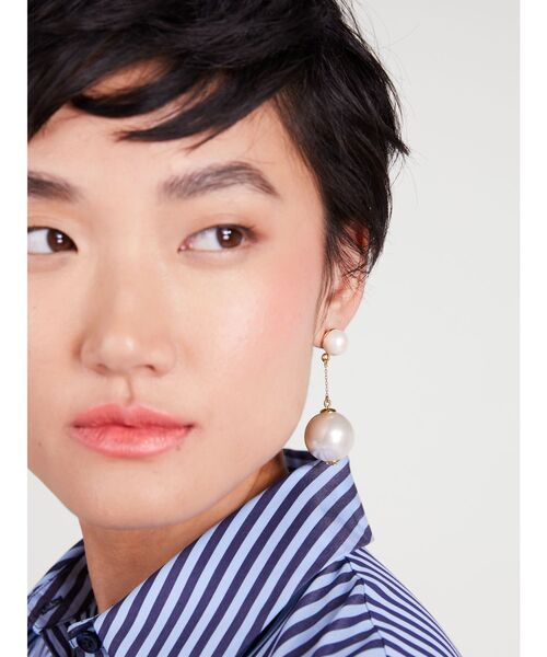 kate spade new york（ケイトスペード ニューヨーク）の「ハブ ア ボール リニア ピアス（ピアス（両耳用）・レディース・その他・ONESIZE）」の2枚目の写真