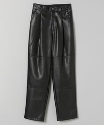 JEANASIS | ヴィーガンレザーテーパードパンツ/ブラック/162377(その他パンツ)