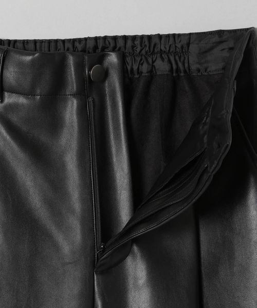 JEANASIS（ジーナシス）の「ヴィーガンレザーテーパードパンツ/ブラック/162377（その他パンツ・レディース・ブラック・FREE）」の7枚目の写真
