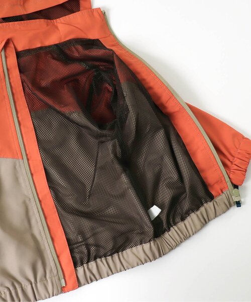 BREEZE(ブリーズ)の「【フードがしまえる】カラバリウィンドブレーカー_撥水加工(ナイロンジャケット・キッズ・ネイビー/ピンク/オレンジ/エメラルド/カモフラージュ/キャメル/キナリ・90/100/110/120/130/140/150)」の19枚目の写真