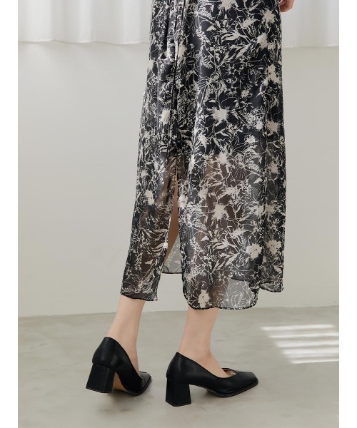 Ayla(アイラ)の「stitch heel(パンプス・レディース・ブラック/アイボリー・24.0cm/23.5cm/25.0cm/24.5cm/23.0cm)」の7枚目の写真