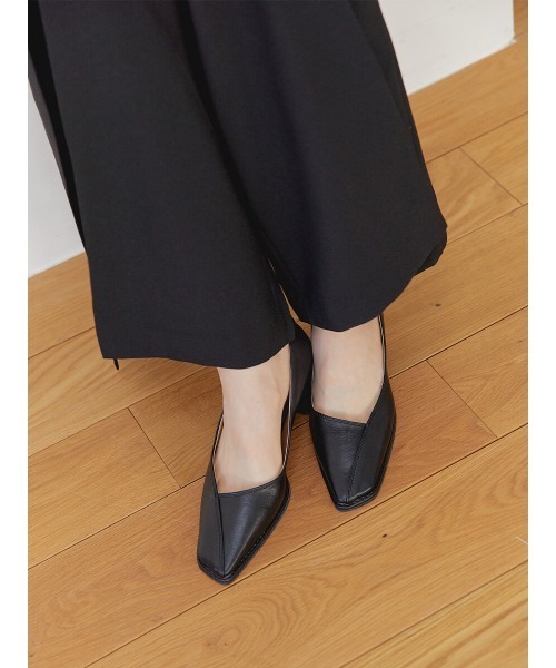 Ayla(アイラ)の「stitch heel(パンプス・レディース・ブラック/アイボリー・24.0cm/23.5cm/25.0cm/24.5cm/23.0cm)」の10枚目の写真