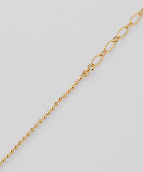 ANEMONE（アネモネ）の「バングル×ボールチェーンブレスレット[2本セット]（バングル/リストバンド・レディース・ゴールド/シルバー・FREE）」の5枚目の写真