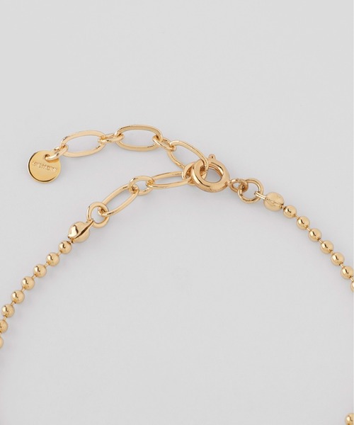 ANEMONE（アネモネ）の「バングル×ボールチェーンブレスレット[2本セット]（バングル/リストバンド・レディース・ゴールド/シルバー・FREE）」の6枚目の写真