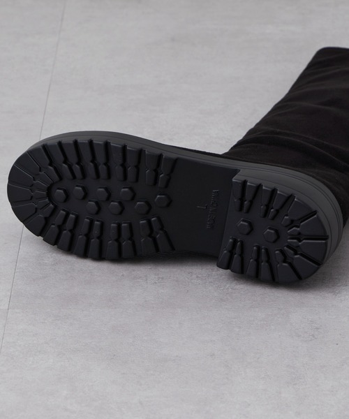 one after another NICE CLAUP(ワンアフターアナザーナイスクラップ)の「スウェードタンク底ニーハイブーツ(ブーツ・レディース・ブラック/ブラウン/アイボリー・SMALL/MEDIUM/LARGE)」の22枚目の写真