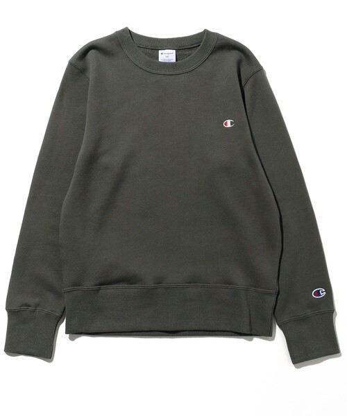 FREAK'S STORE(フリークスストア)の「WEB限定 Champion/チャンピオン KIDS CN SWT/キッズ クルーネックスウェット シャツ/ CK-T001(スウェット・キッズ・ベージュ/ネイビー/グレー/チャコールグレー/ブラック・100/120/140/110/130/150)」の3枚目の写真