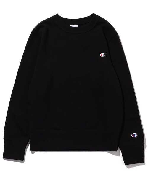 FREAK'S STORE(フリークスストア)の「WEB限定 Champion/チャンピオン KIDS CN SWT/キッズ クルーネックスウェット シャツ/ CK-T001(スウェット・キッズ・ベージュ/ネイビー/グレー/チャコールグレー/ブラック・100/120/140/110/130/150)」の2枚目の写真