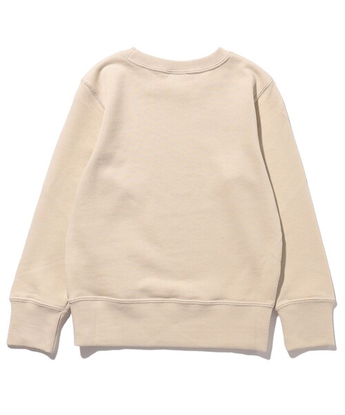 FREAK'S STORE(フリークスストア)の「WEB限定 Champion/チャンピオン KIDS CN SWT/キッズ クルーネックスウェット シャツ/ CK-T001(スウェット・キッズ・ベージュ/ネイビー/グレー/チャコールグレー/ブラック・100/120/140/110/130/150)」の6枚目の写真