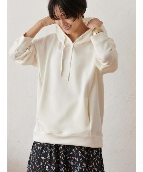 AMERICAN HOLIC（アメリカンホリック）の「ポンチパーカー（パーカー・レディース・ブラック/オフホワイト/ピンク/ライトグレー/キャメル/グリーン・M/L）」の11枚目の写真