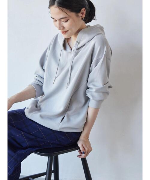 AMERICAN HOLIC（アメリカンホリック）の「ポンチパーカー（パーカー・レディース・ブラック/オフホワイト/ピンク/ライトグレー/キャメル/グリーン・M/L）」の12枚目の写真