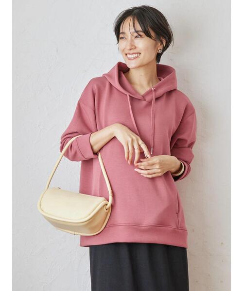 AMERICAN HOLIC（アメリカンホリック）の「ポンチパーカー（パーカー・レディース・ブラック/オフホワイト/ピンク/ライトグレー/キャメル/グリーン・M/L）」の14枚目の写真