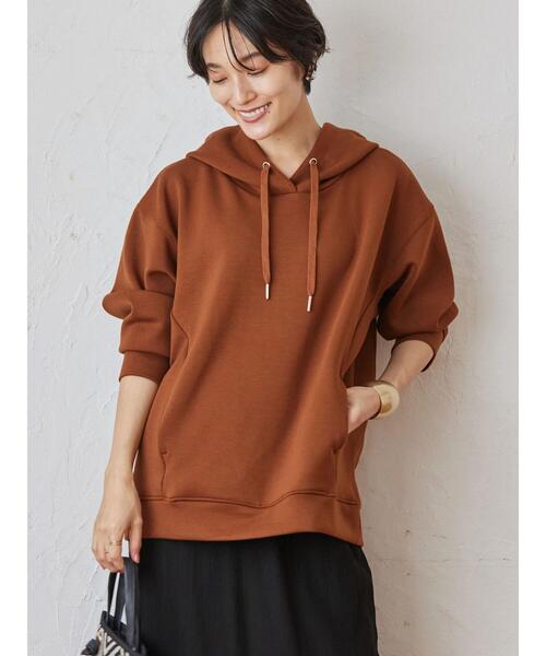 AMERICAN HOLIC（アメリカンホリック）の「ポンチパーカー（パーカー・レディース・ブラック/オフホワイト/ピンク/ライトグレー/キャメル/グリーン・M/L）」の15枚目の写真