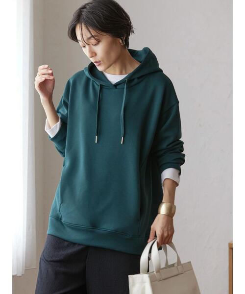 AMERICAN HOLIC（アメリカンホリック）の「ポンチパーカー（パーカー・レディース・ブラック/オフホワイト/ピンク/ライトグレー/キャメル/グリーン・M/L）」の16枚目の写真