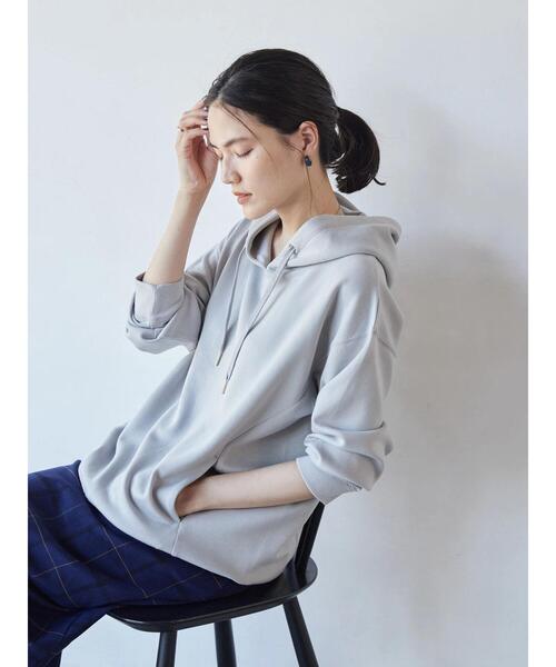 AMERICAN HOLIC（アメリカンホリック）の「ポンチパーカー（パーカー・レディース・ブラック/オフホワイト/ピンク/ライトグレー/キャメル/グリーン・M/L）」の17枚目の写真