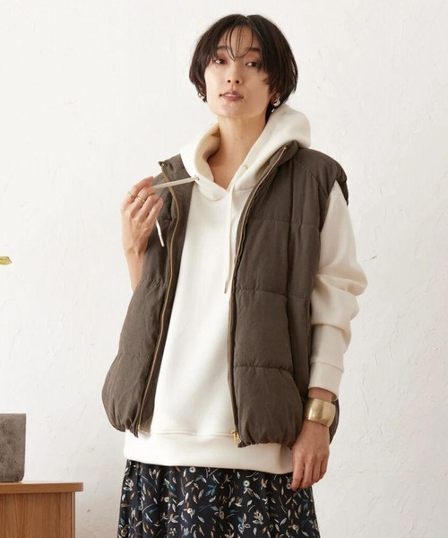 AMERICAN HOLIC（アメリカンホリック）の「ポンチパーカー（パーカー・レディース・ブラック/オフホワイト/ピンク/ライトグレー/キャメル/グリーン・M/L）」の2枚目の写真