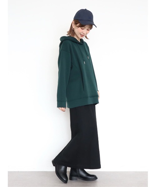 AMERICAN HOLIC（アメリカンホリック）の「ポンチパーカー（パーカー・レディース・ブラック/オフホワイト/ピンク/ライトグレー/キャメル/グリーン・M/L）」の8枚目の写真