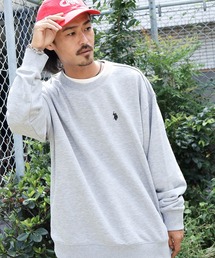 U.S. POLO ASSN. / ユーエスポロアッスン 別注 コラボ ビッグシルエット 裏毛 スウェット トレーナー
