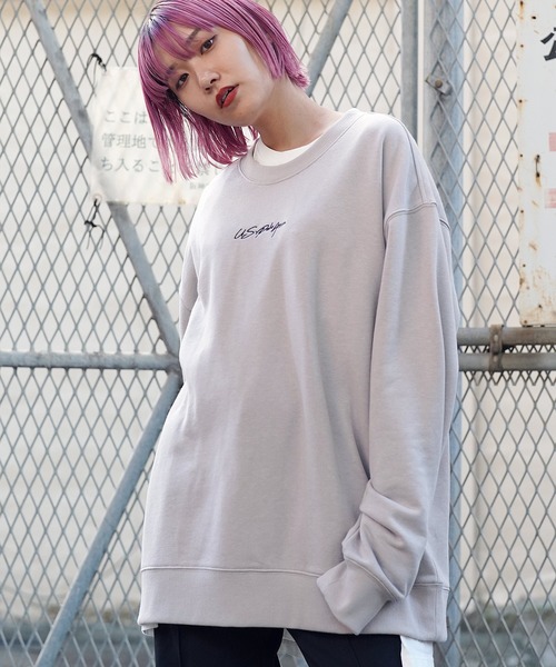 U.S. POLO ASSN.（ユーエスポロアッスン）の「U.S. POLO ASSN. / ユーエスポロアッスン 別注 コラボ ビッグシルエット 裏毛 スウェット トレーナー（スウェット・メンズ・ブラック系その他2/グレー系その他/ブルー系その他2/ブルー系その他3/ブラック系その他/ブラック系その他3/グレー系その他6/ホワイト系その他2/ホワイト系その他/ホワイト系その他3/グレー系その他4/グレー系その他2/グレー系その他5/グレー系その他3/グリーン系その他/グリーン系その他2/グリーン系その他3/ブルー系その他・MEDIUM/LARGE/X-LARGE）」の12枚目の写真
