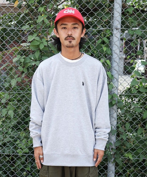 U.S. POLO ASSN.（ユーエスポロアッスン）の「U.S. POLO ASSN. / ユーエスポロアッスン 別注 コラボ ビッグシルエット 裏毛 スウェット トレーナー（スウェット・メンズ・ブラック系その他2/グレー系その他/ブルー系その他2/ブルー系その他3/ブラック系その他/ブラック系その他3/グレー系その他6/ホワイト系その他2/ホワイト系その他/ホワイト系その他3/グレー系その他4/グレー系その他2/グレー系その他5/グレー系その他3/グリーン系その他/グリーン系その他2/グリーン系その他3/ブルー系その他・MEDIUM/LARGE/X-LARGE）」の22枚目の写真