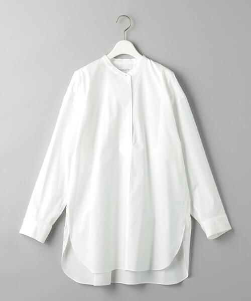 united arrows 白チュニックブラウス ユナイテッドアローズ ギャザー チュニック ブラウス 白 - メルカリ