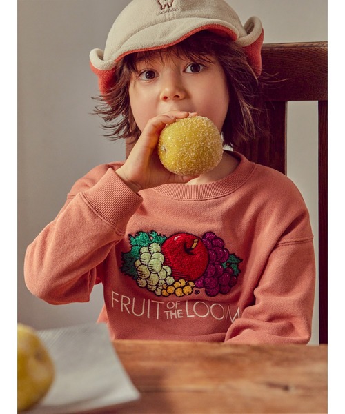 Samansa Mos2 Lagom(サマンサモスモスラーゴム)の「フリースキャップ(キャップ・キッズ・グリーン/キナリ・MEDIUM/LARGE)」の7枚目の写真