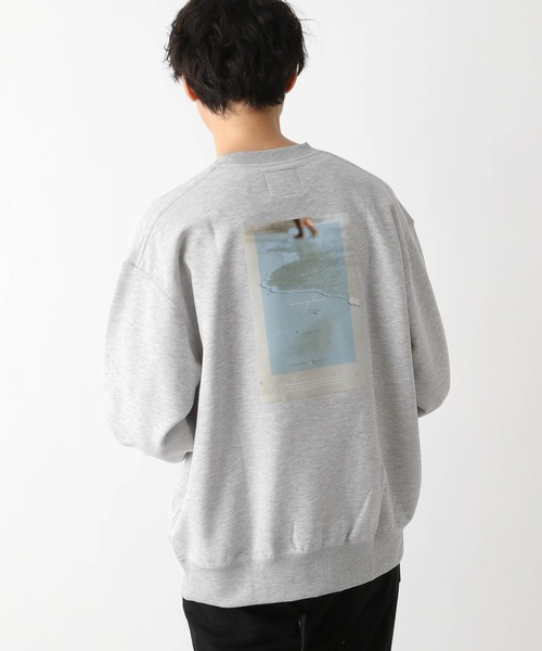 GLOBAL WORK(グローバルワーク)の「モッチリッチクルー/プリント/281591(Tシャツ/カットソー・メンズ・ホワイト/ライトグレー/スカイブルー/ブラック/グレー/ホワイト系その他2/チャコールグレー/ブラック系その他/ブルー系その他6/グリーン/グレー系その他6・SMALL/MEDIUM/LARGE/X-LARGE)」の9枚目の写真