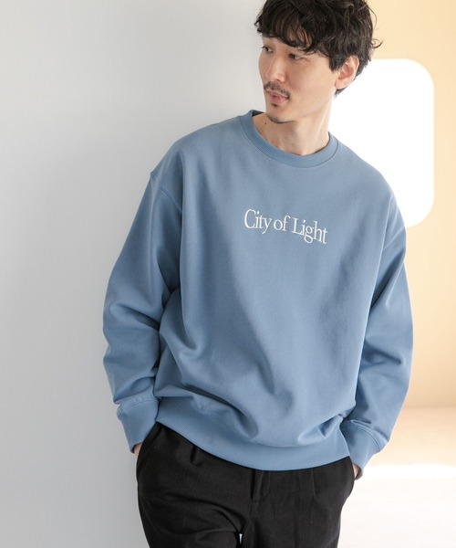 GLOBAL WORK(グローバルワーク)の「モッチリッチクルー/プリント/281591(Tシャツ/カットソー・メンズ・ホワイト/ライトグレー/スカイブルー/ブラック/グレー/ホワイト系その他2/チャコールグレー/ブラック系その他/ブルー系その他6/グリーン/グレー系その他6・SMALL/MEDIUM/LARGE/X-LARGE)」の1枚目の写真