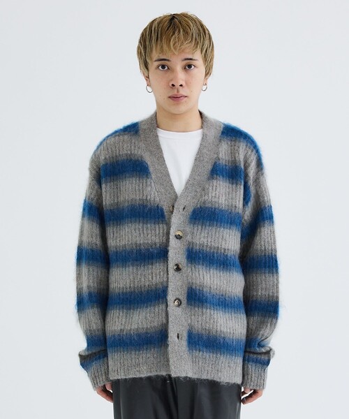 別注Fur Jaquard Knit Cardigan｜STUDIOUS
