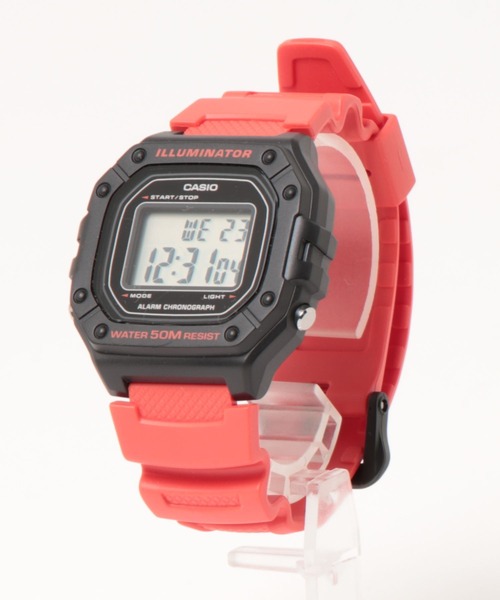 CASIO(カシオ)の「【60】【CASIO(カシオ)】スクエア STANDARD DIGITAL(デジタル腕時計・レディース・ネイビー/レッド/オレンジ/カーキ/ブラック・FREE)」の9枚目の写真