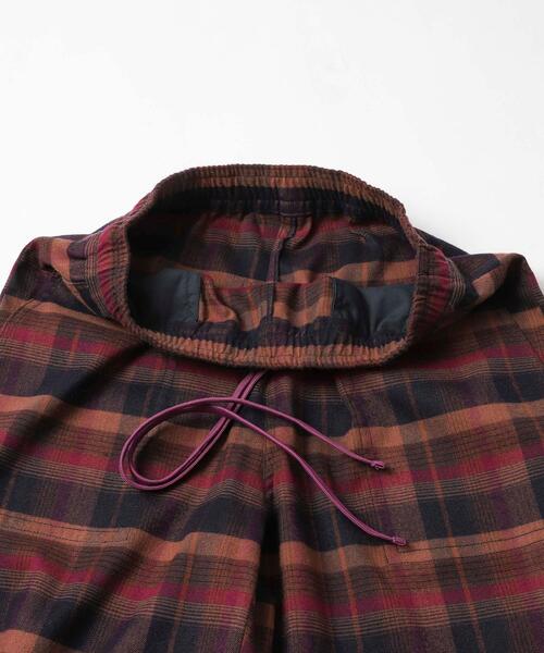 coen（コーエン）の「デイリーイージーセミワイド起毛チェックパンツ（その他パンツ・レディース・イエロー/オフホワイト/ネイビー・M/L/S）」の16枚目の写真