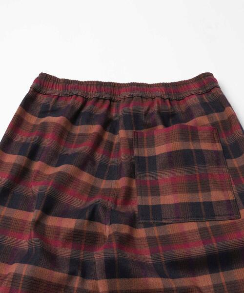 coen（コーエン）の「デイリーイージーセミワイド起毛チェックパンツ（その他パンツ・レディース・イエロー/オフホワイト/ネイビー・M/L/S）」の15枚目の写真