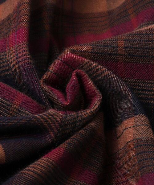 coen（コーエン）の「デイリーイージーセミワイド起毛チェックパンツ（その他パンツ・レディース・イエロー/オフホワイト/ネイビー・M/L/S）」の14枚目の写真