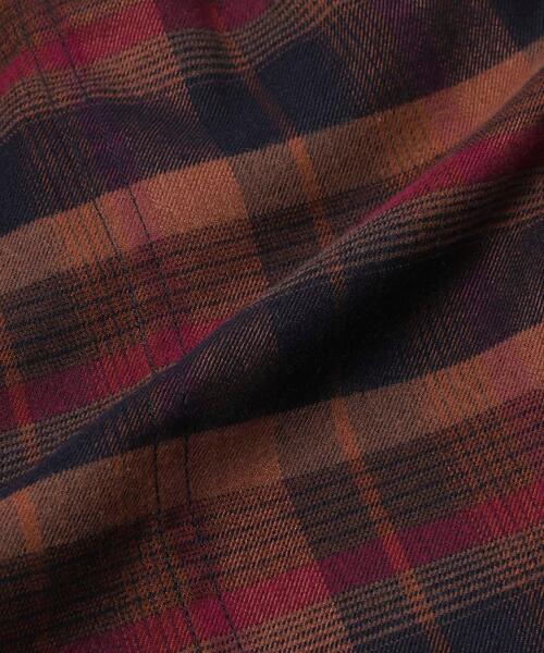 coen（コーエン）の「デイリーイージーセミワイド起毛チェックパンツ（その他パンツ・レディース・イエロー/オフホワイト/ネイビー・M/L/S）」の13枚目の写真