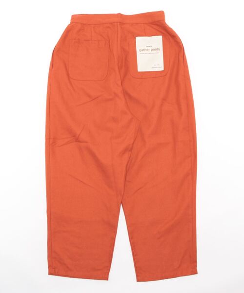 Samansa Mos2（サマンサ モスモス）の「TR柄アソートギャザーパンツ（その他パンツ・レディース・ブラウン/ベージュ/オレンジ/チャコール/キナリ・ﾌﾘ-）」の6枚目の写真