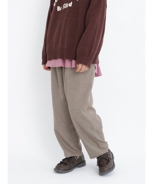 Samansa Mos2（サマンサ モスモス）の「TR柄アソートギャザーパンツ（その他パンツ・レディース・ブラウン/ベージュ/オレンジ/チャコール/キナリ・ﾌﾘ-）」の17枚目の写真