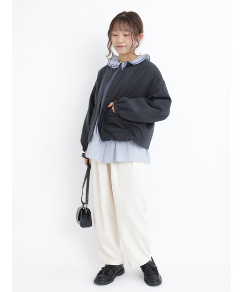 Samansa Mos2（サマンサ モスモス）の「TR柄アソートギャザーパンツ（その他パンツ・レディース・ブラウン/ベージュ/オレンジ/チャコール/キナリ・ﾌﾘ-）」の18枚目の写真