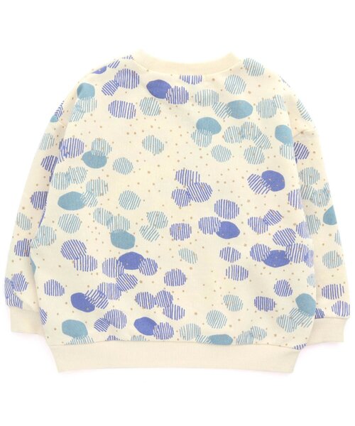 Seraph（セラフ）の「裏起毛総柄トレーナー（スウェット・キッズ・ベージュ/ピンク/イエロー/ブルー・90/100/110/120/80/130/95/140）」の11枚目の写真