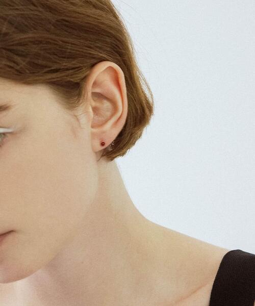 URBAN RESEARCH（アーバンリサーチ）の「ff by decor urban research　ストーンピアス（ピアス（両耳用）・レディース・ブラック/レッド/ブルー/グリーン/ホワイト系その他・-）」の10枚目の写真