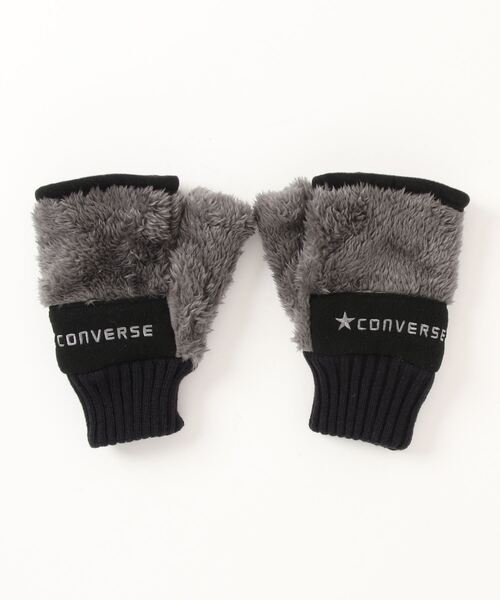 CONVERSE(コンバース)の「【CONVERSE/コンバース】 Piping Boa Glove(手袋・レディース・ブラック/ブラウン/アイボリー・FREE)」の5枚目の写真