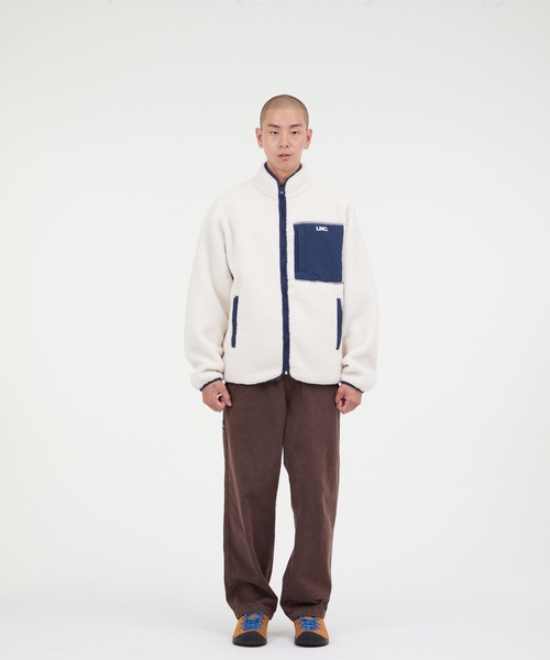 LMCの「【UNISEX】LMC/OGフリースジャケット 2123425(ブルゾン・メンズ・ブラック/グレー/アイボリー・SMALL/MEDIUM/LARGE)」の7枚目の写真
